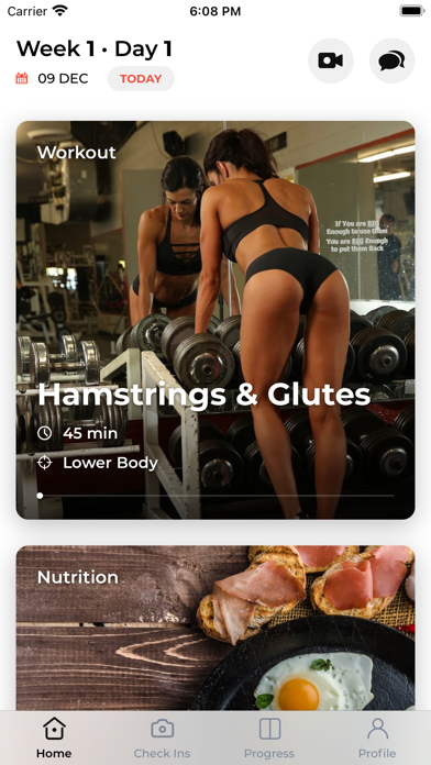 AllySha Fitness Screenshot