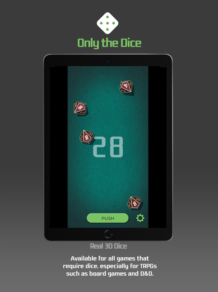 Only the Dice - Real 3D Dice