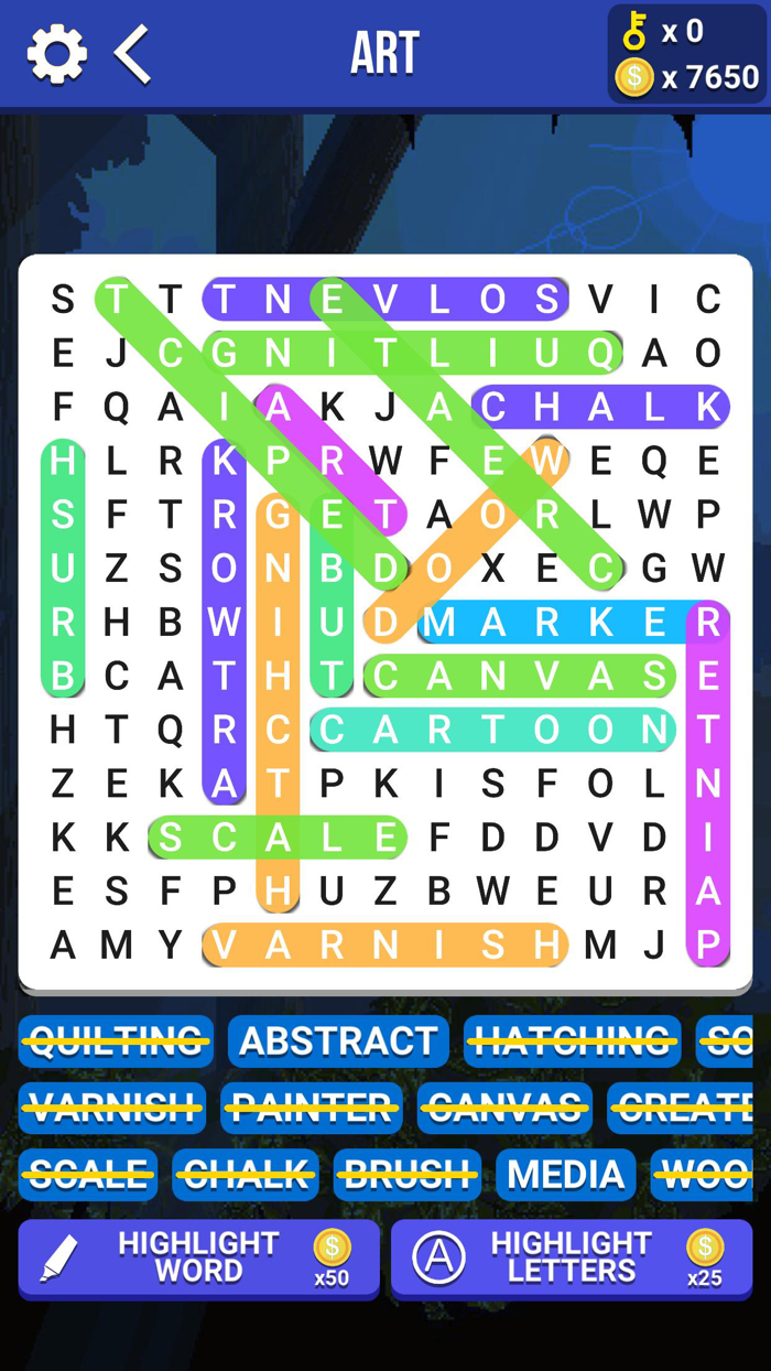 Word Search - Quest Puzzle