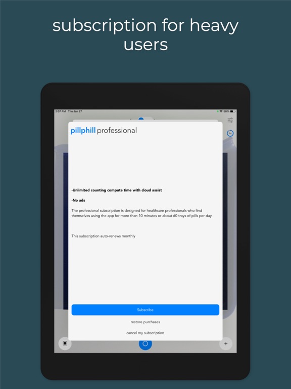 pillphill - pill counter iPad screenshot 5 - Medical app