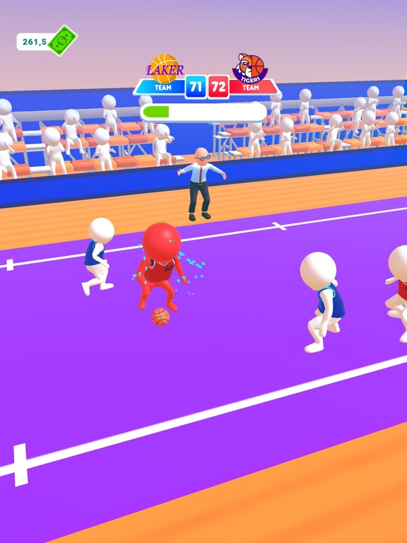 Basketball Court Player iPad screenshot 7 - Games app
