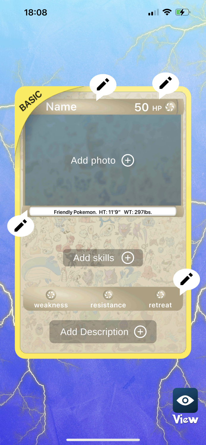 Trading Card Maker and Collector