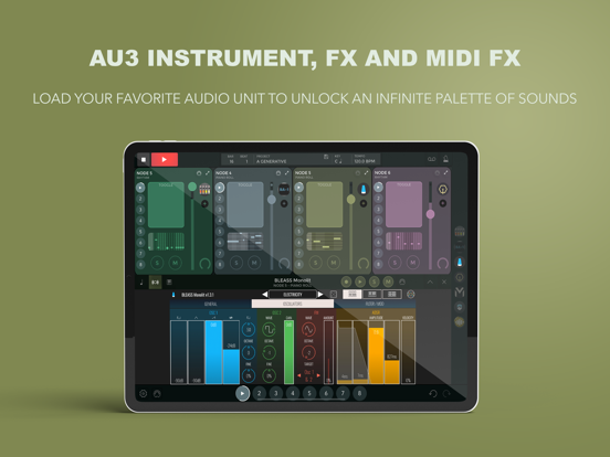 EG Nodes iPad screenshot 2 - Music app