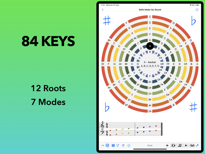 MIDI SolFa Mode-Go-Round