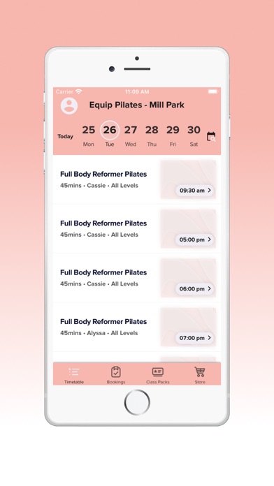 Equip Pilates Screenshot