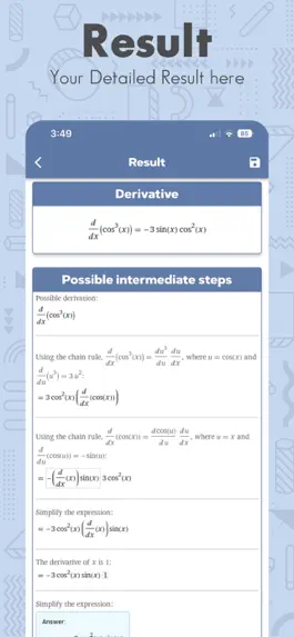Game screenshot Derivative Calculator App hack
