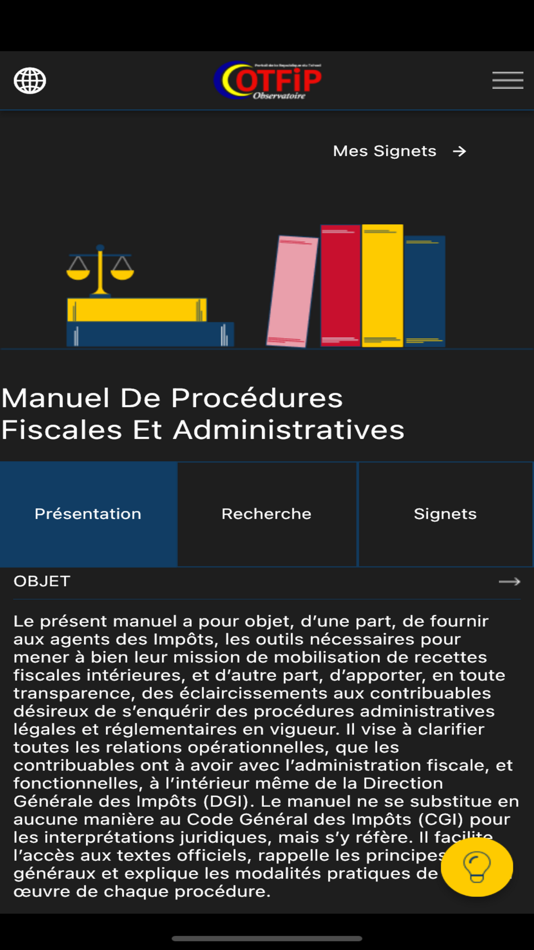 #1. Procédures Fiscales Tchad (iOS) 由: Observatoire Tchadien des Finances Publiques