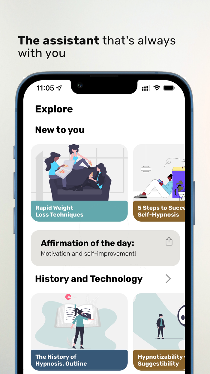 Hypnosis for self-improvement