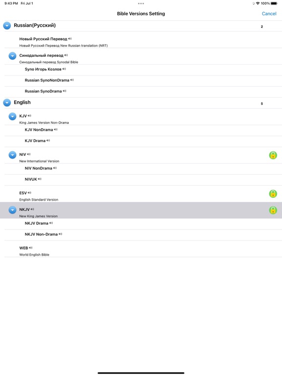 Screenshot #6 pour русская аудио Библия