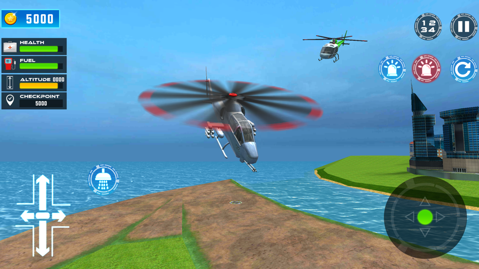#3. Helicopter Rescue Missions Sim (iOS) 由: Usama Shafiq