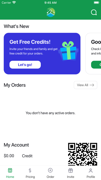 CleanBlink Laundry Services Screenshot
