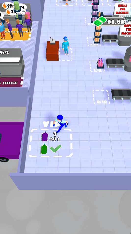 #3. Bottle Up Idle (iOS) Bởi: SEKGAMES Oyun Yazilim Teknoloji ve Pazarlama Anonim Sirketi