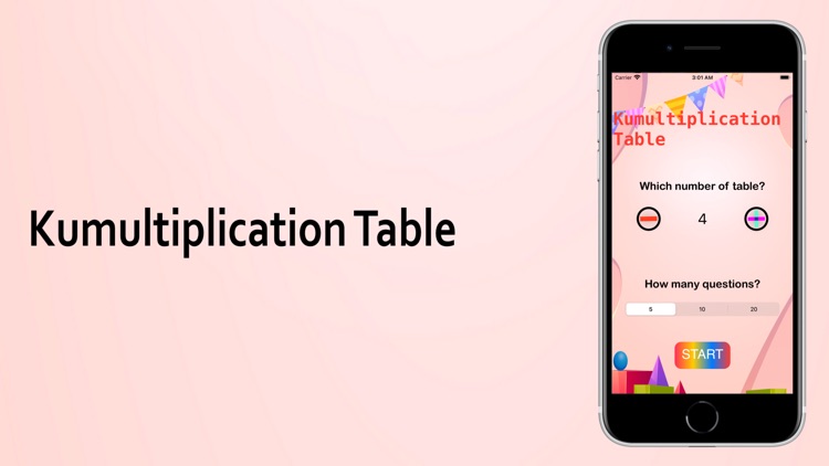 Kumultiplication Table