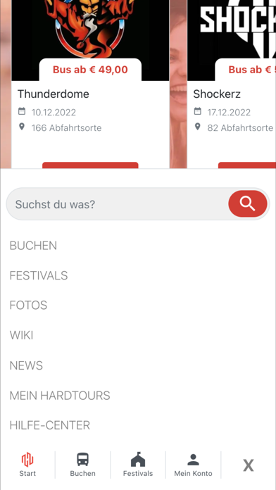 Screenshot #2 pour HardTours Mobile