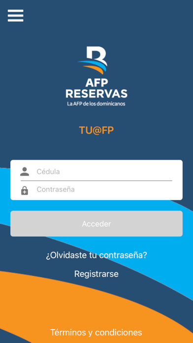 AFP Reservas Screenshot