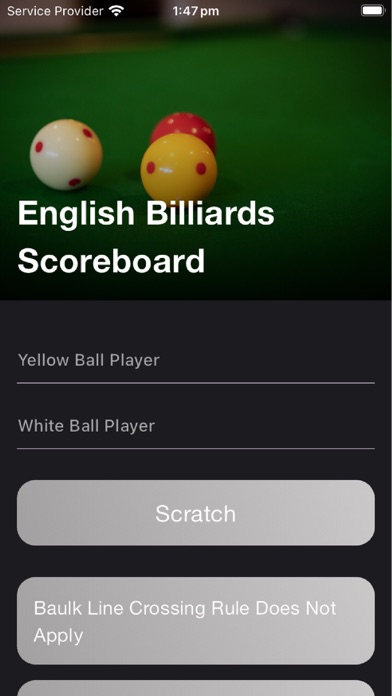 Smart Billiards Scorekeeper Screenshot