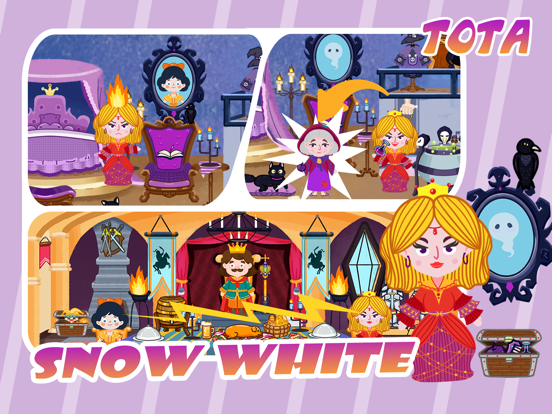 Tota Fairy Tales-Snow White iPad screenshot 5 - Education app