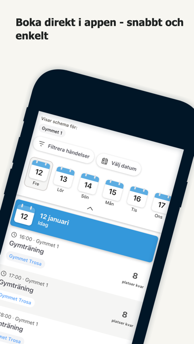 Atletpunkten Screenshot