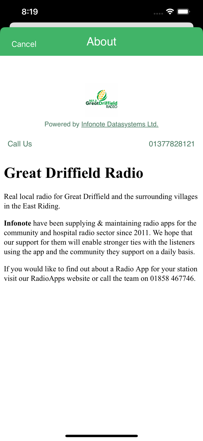 Great Driffield Radio