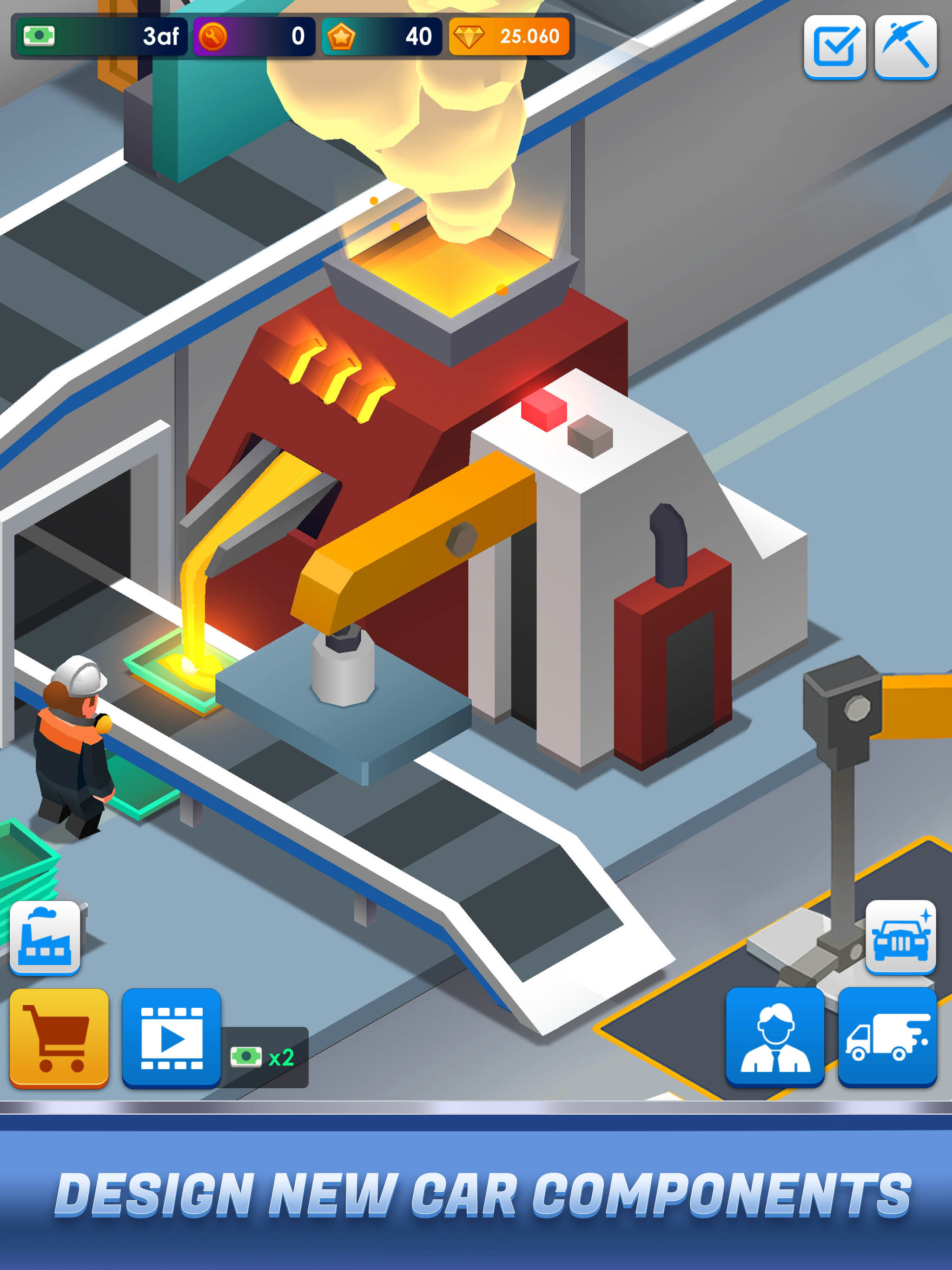 Idle Car Factory Tycoon screenshot 10