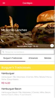 mr. bocão lanches iphone screenshot 1