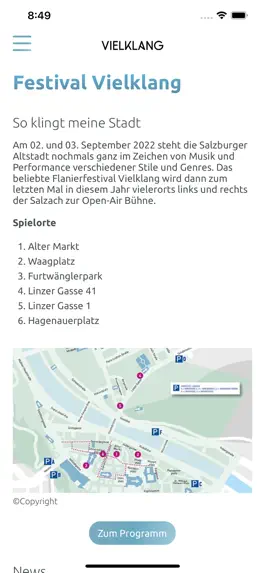 Game screenshot Events Altstadt Salzburg mod apk