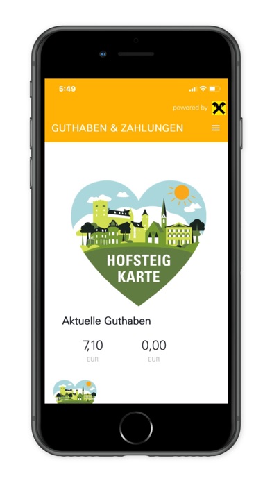 Hofsteigkarte Screenshot