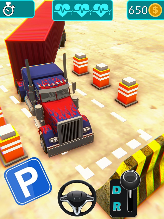 Jogo estacionamento caminhões na App Store