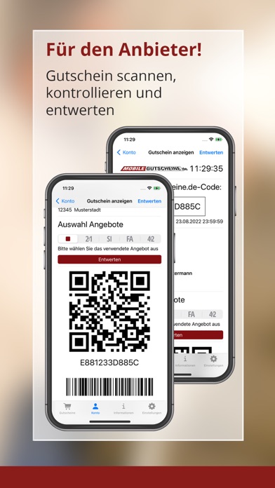 Mobile-Gutscheine.de Screenshot