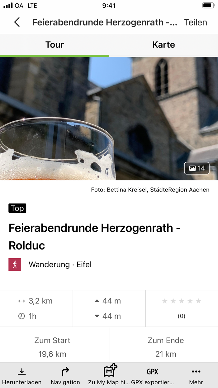 Tourenplaner Grünmetropole