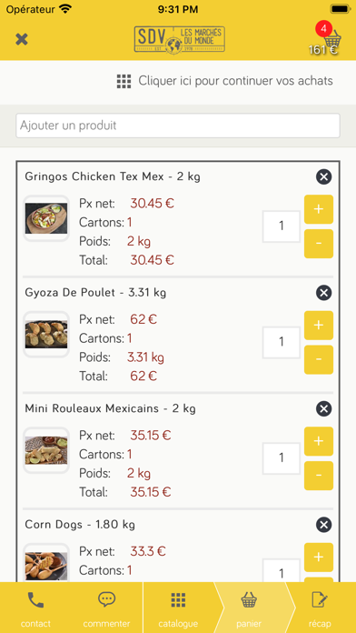 SDV Les Marchés du Monde Screenshot