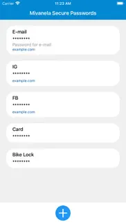 mivanela secure passwords iphone screenshot 2