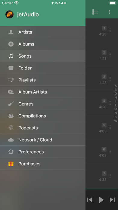 Screenshot #2 pour jetAudio Hi-Res Music Player
