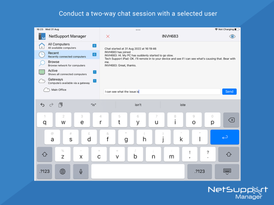 NetSupport Manager Control iPad screenshot 7 - Productivity app