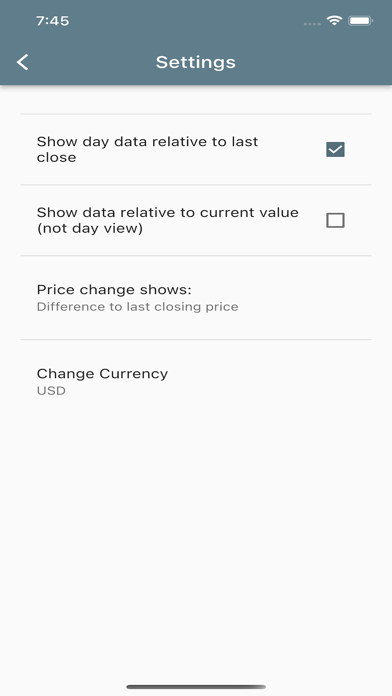 Silver Prices Screenshot