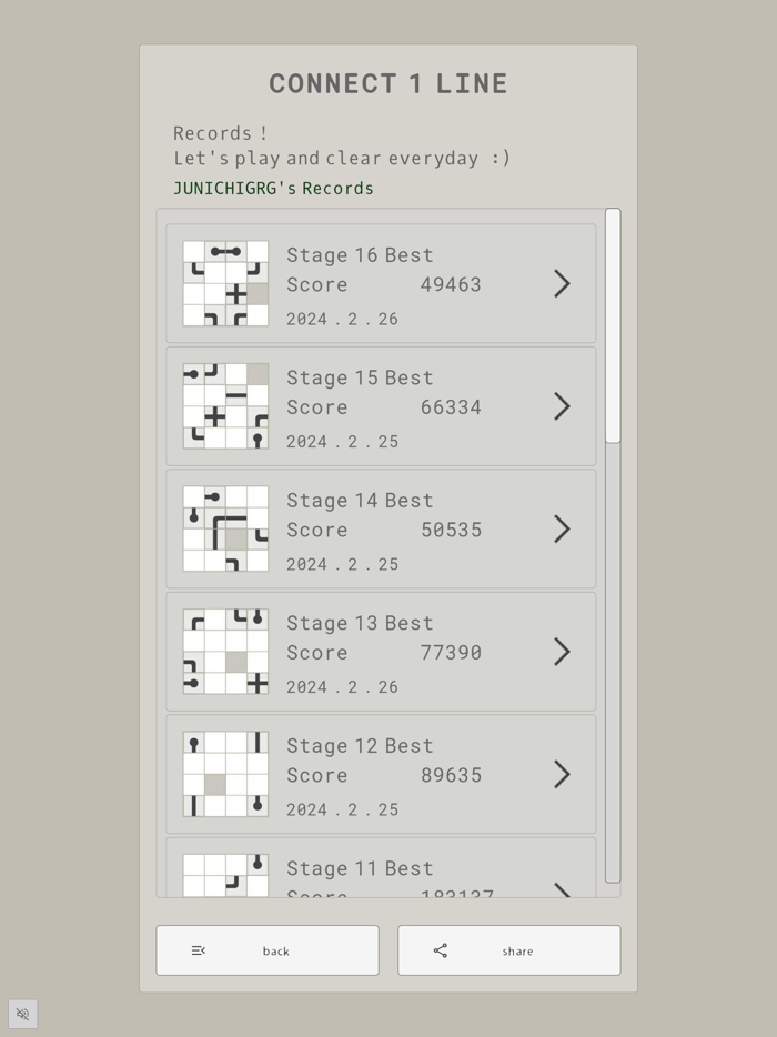 Connect 1 Line - GRG Puzzle