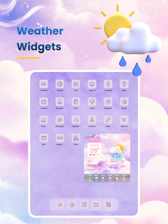 Weather Widget: Live Radar Appのおすすめ画像6
