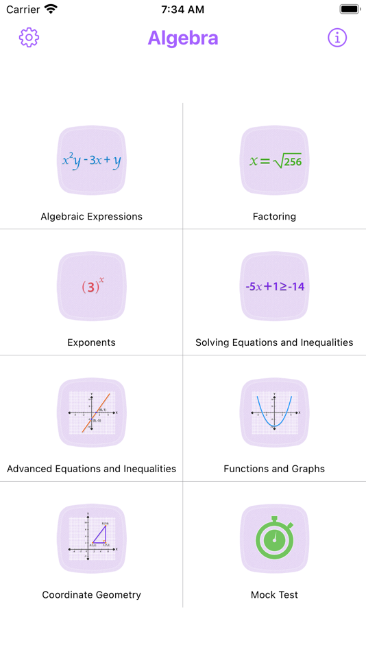 Algebra Review - GRE® Lite - 7 - (iOS)