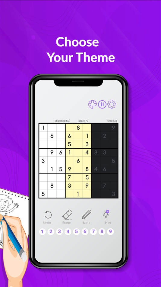 #5. Sudoku - Soduko (iOS) 由: Tausif Akram