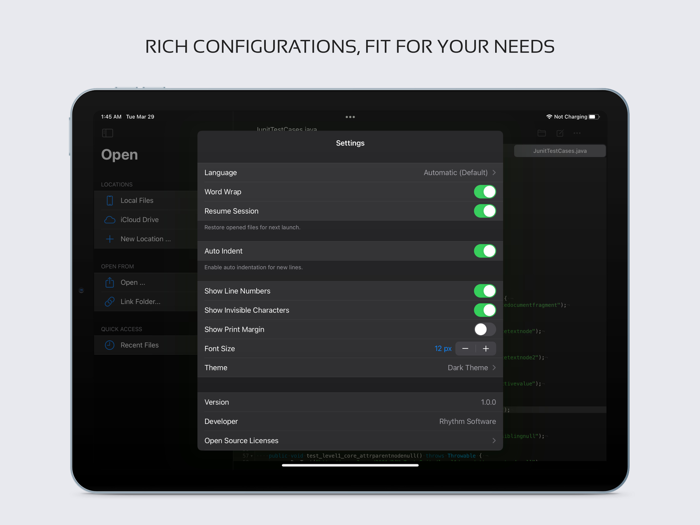 Code Editor - Compiler and IDE