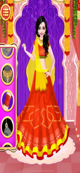 Game screenshot Indian Girl Bridal Makeover apk