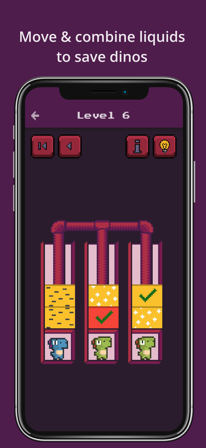 Sorting Puzzle Save the Dinos