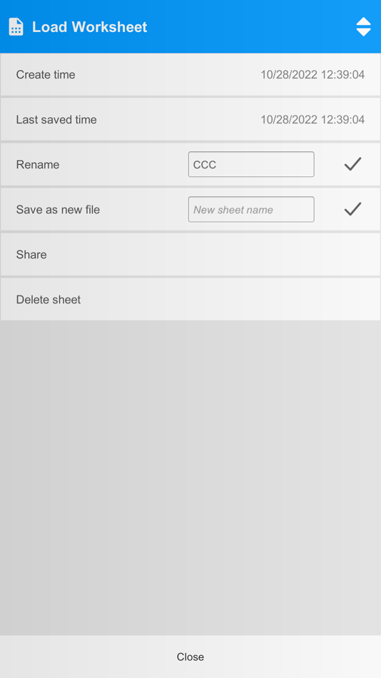 #6. Handy Spreadsheet (iOS) 由: 世恩 朱