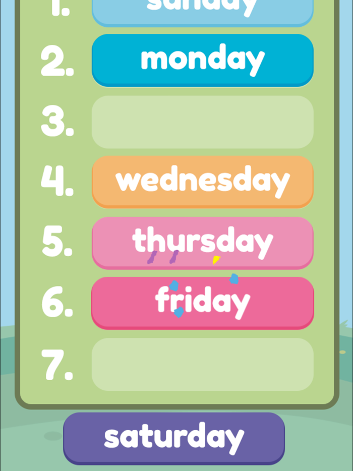 Days Of The Week for Kids