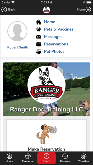 Ranger Dog Training LLC Screenshot