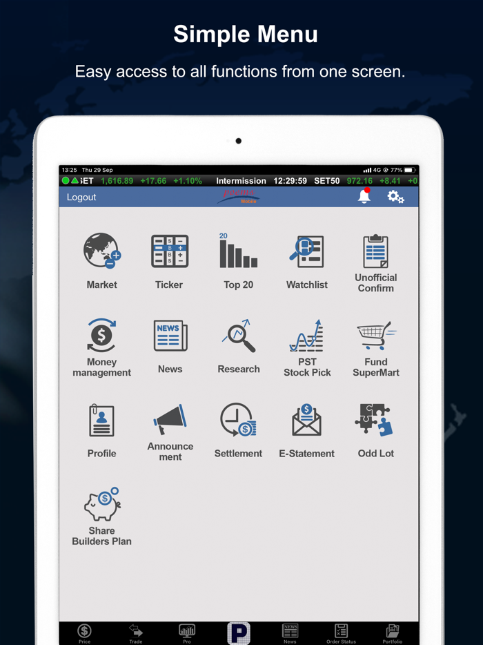 POEMS Mobile for iPad