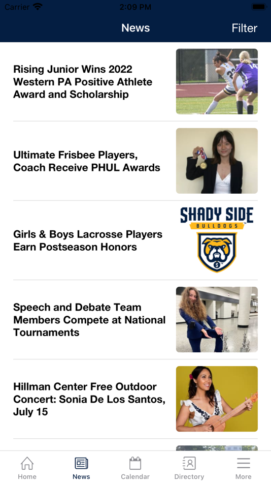 #2. Shady Side (iOS) 由: finalsite