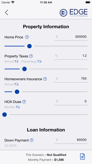 Edge Home Finance Screenshot