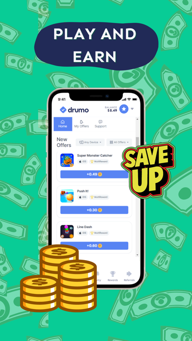 Drumo - Paid Surveys Screenshot
