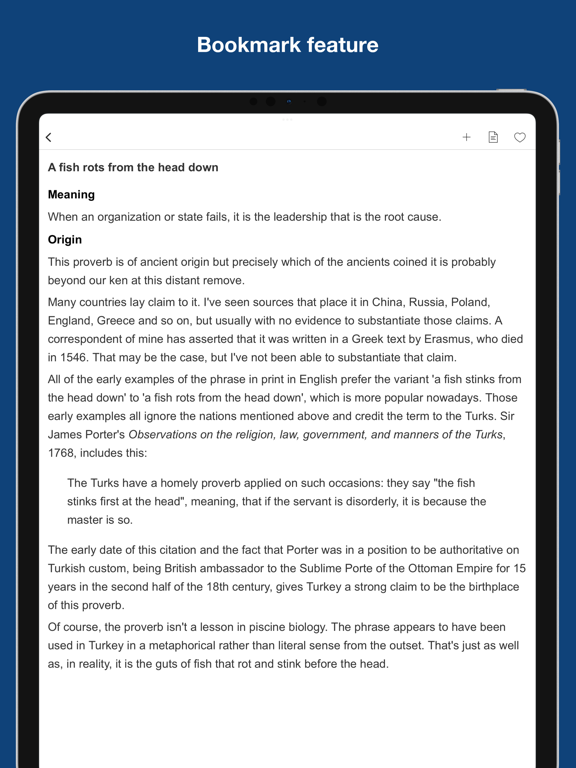 Screenshot #6 pour Dictionary of Phrase Origins